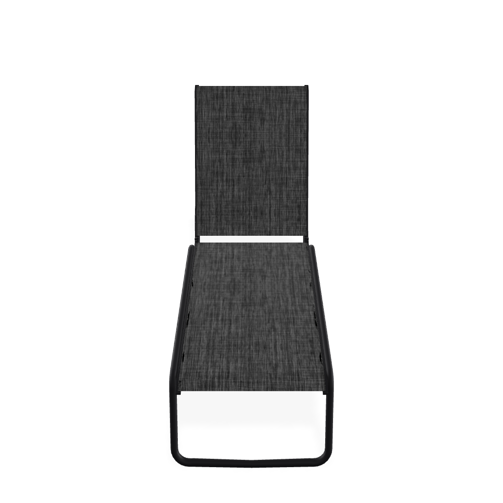 Gardenella Four-Position Lay Flat Stacking Armless Chaise